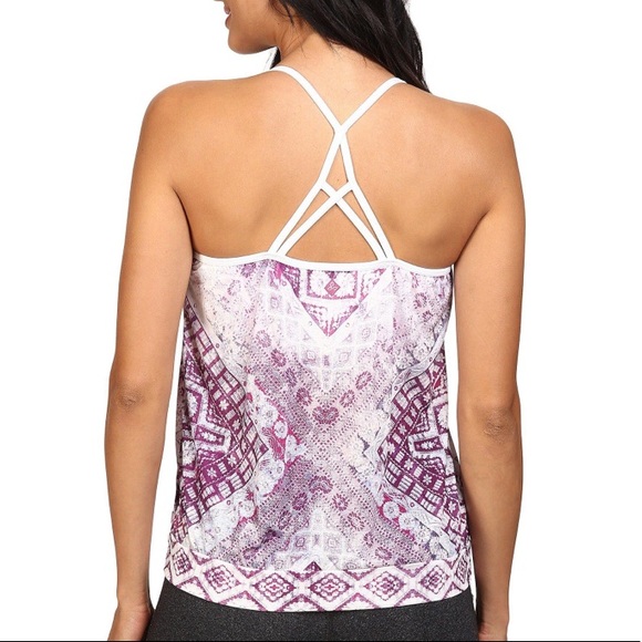 prAna Meadow Tank/Yoga top in orchid burst XS NWT - Picture 3 of 8